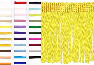 2 Inch Poly Chainette Fringe 10 Yards
