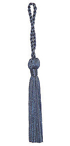 3 Inch Long rayon Tassel with 2 Loop-Pack of 5 pcs