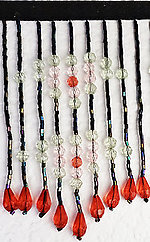 4 1/2 Acrylic & Glass Beaded Fringe